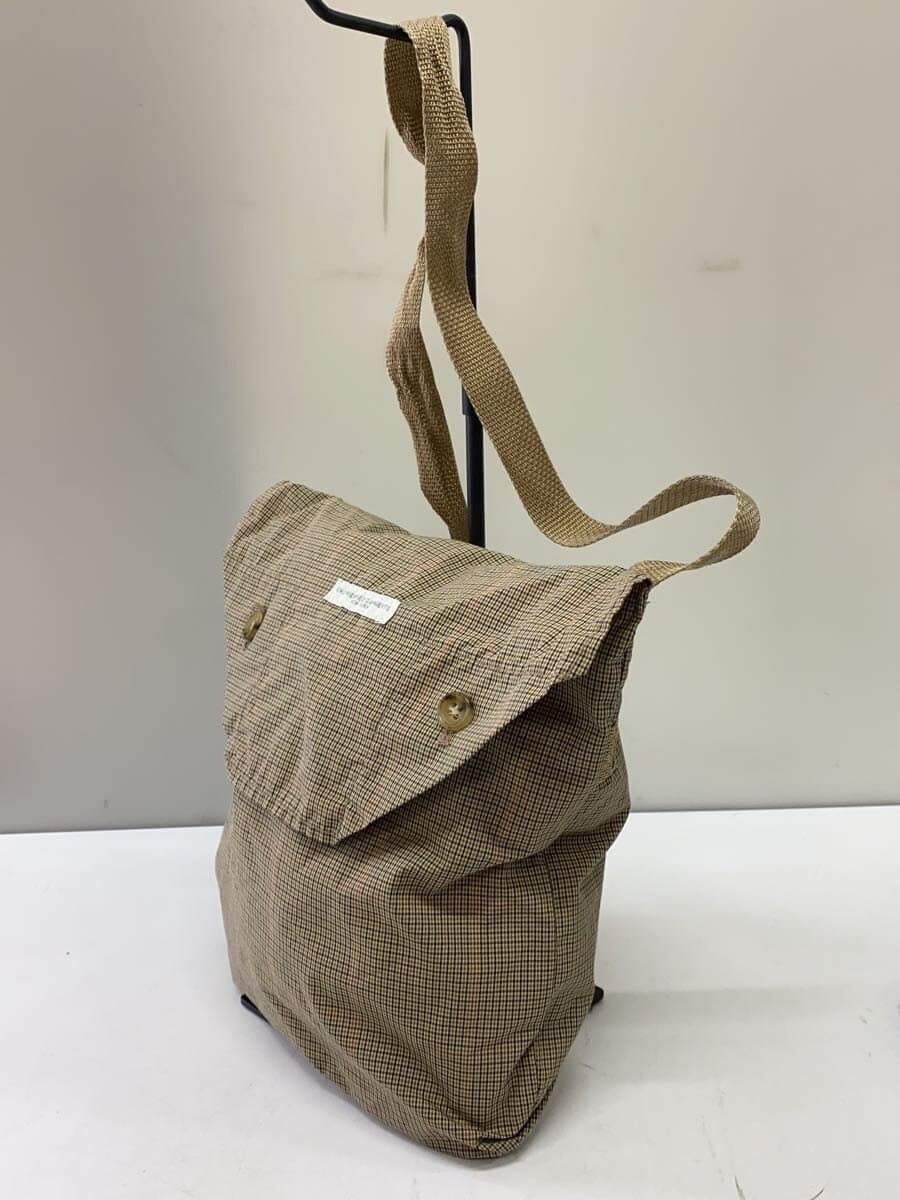 Engineered Garments Shoulder Bag Cotton BRW Check 2