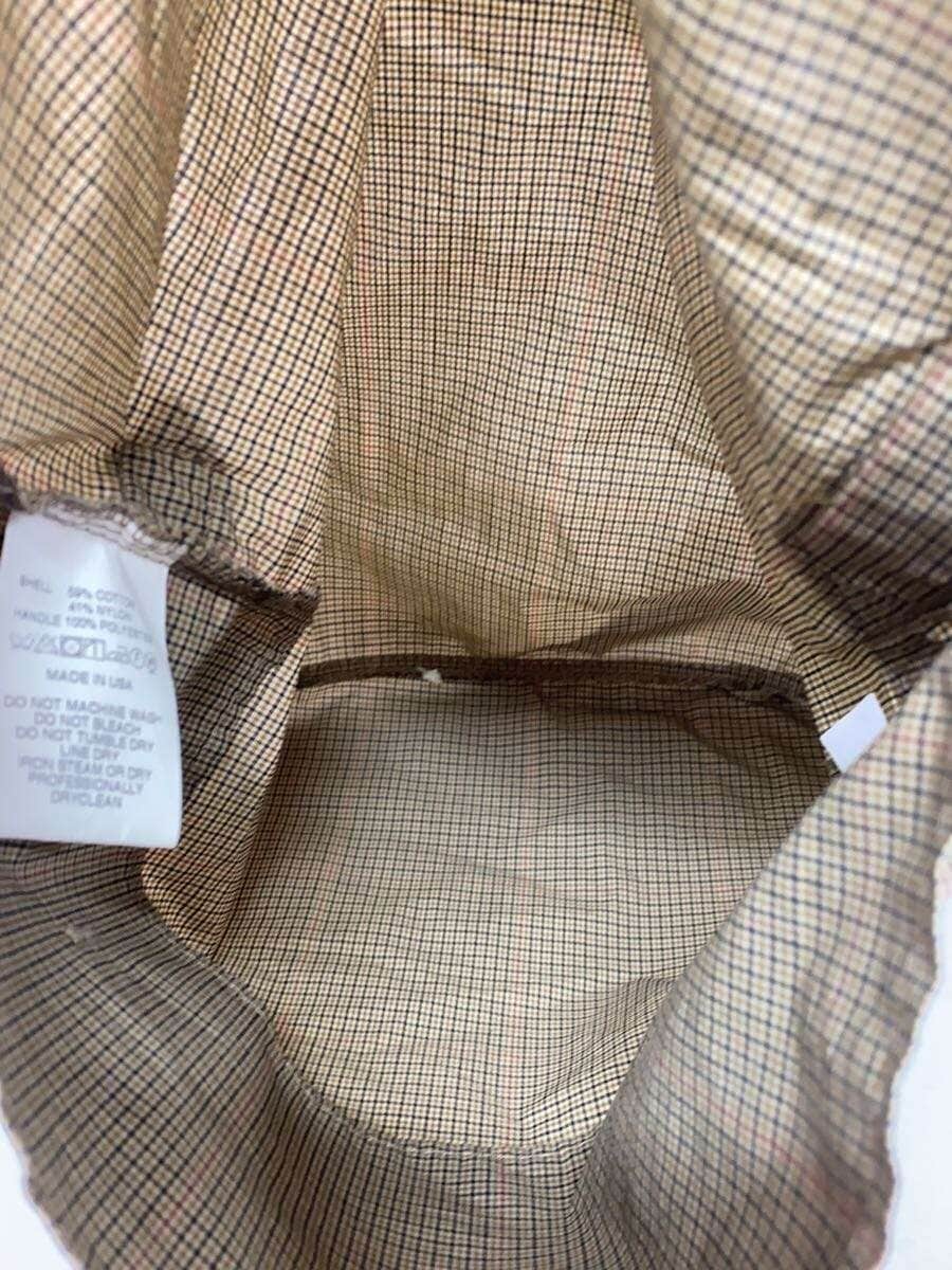 Engineered Garments Shoulder Bag Cotton BRW Check 6