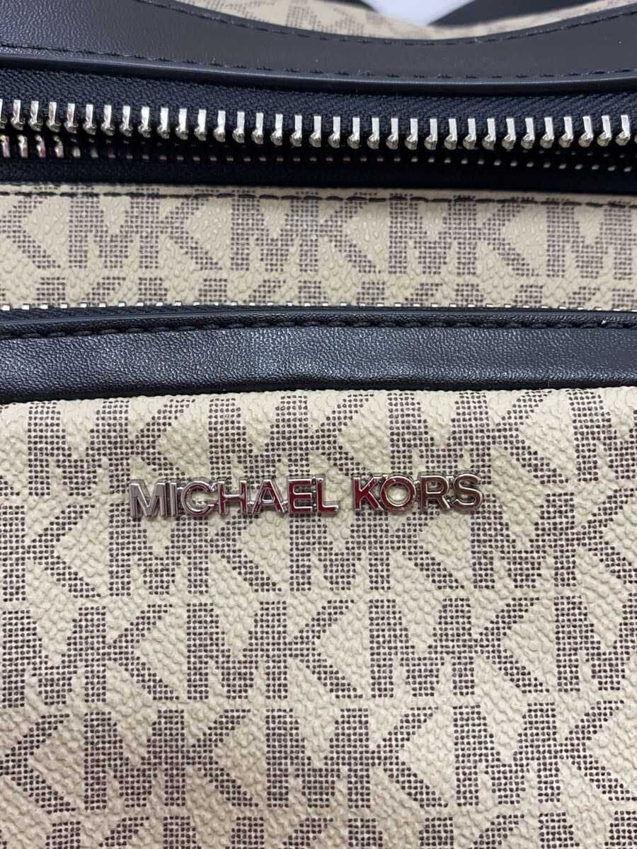 MICHAEL KORS Waist Bag BEG All Over Pattern LI-2209 8