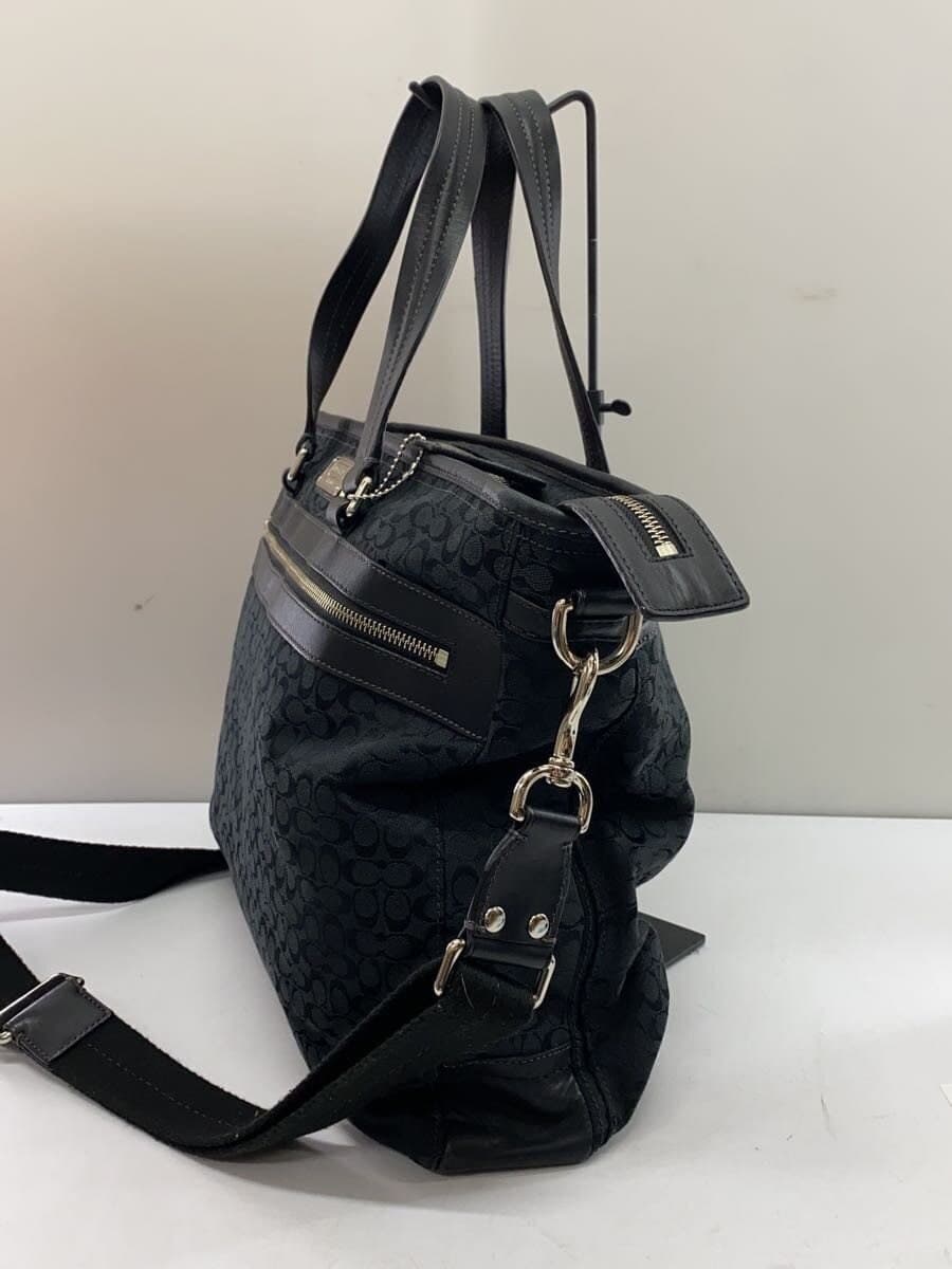 COACH Tote Bag BLK All Over Pattern F70291 2