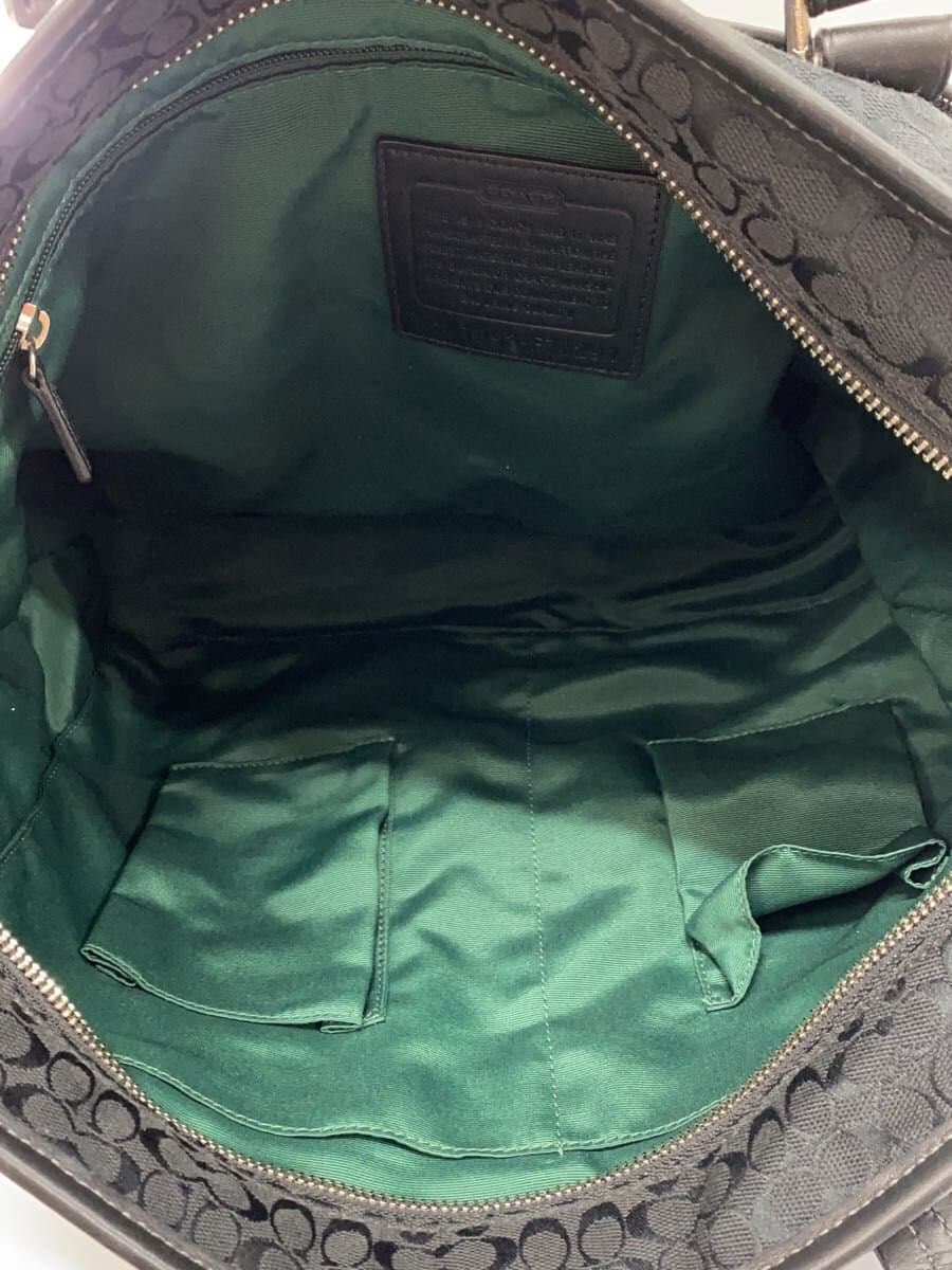 COACH Tote Bag BLK All Over Pattern F70291 6