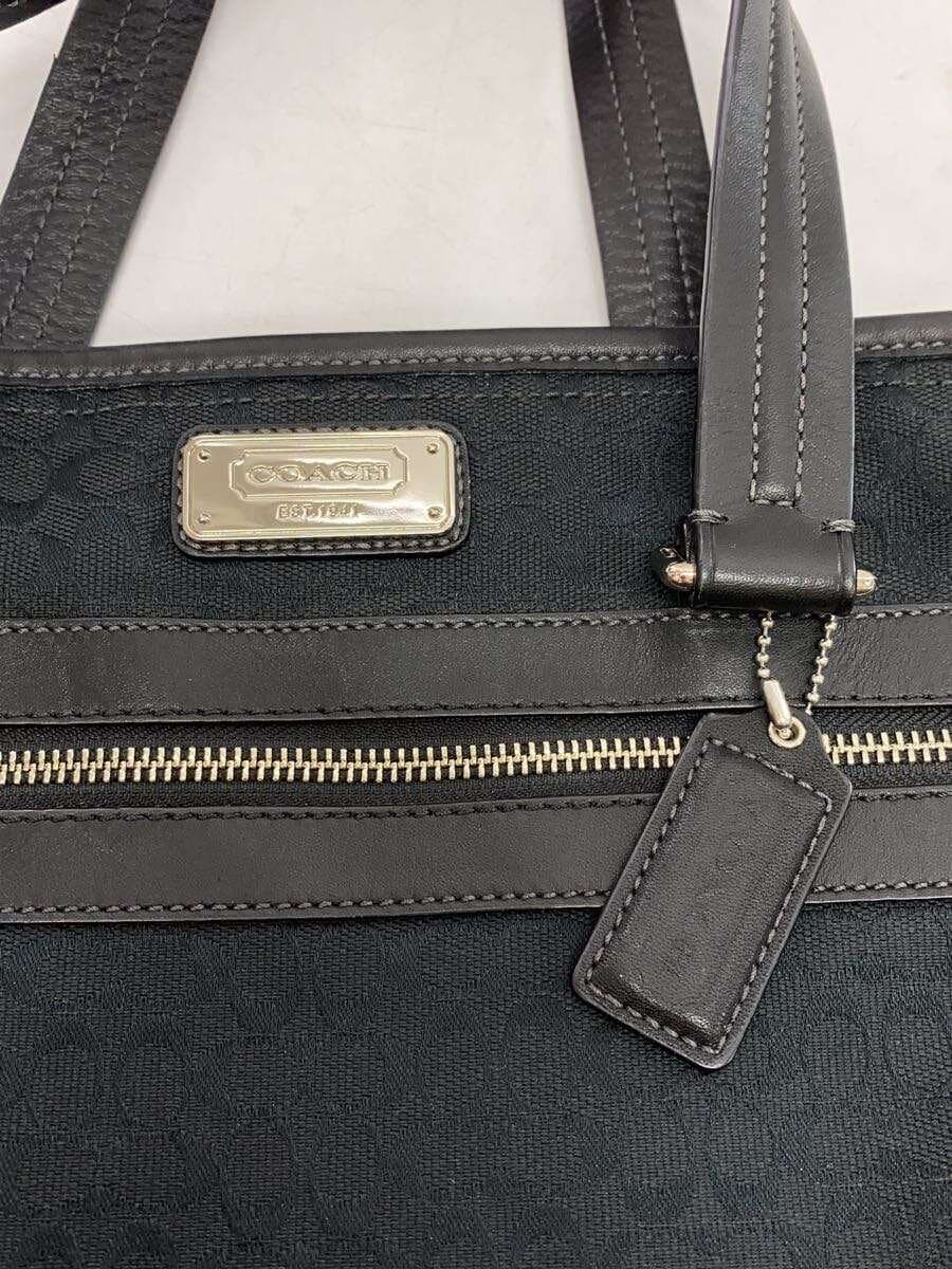 COACH Tote Bag BLK All Over Pattern F70291 7