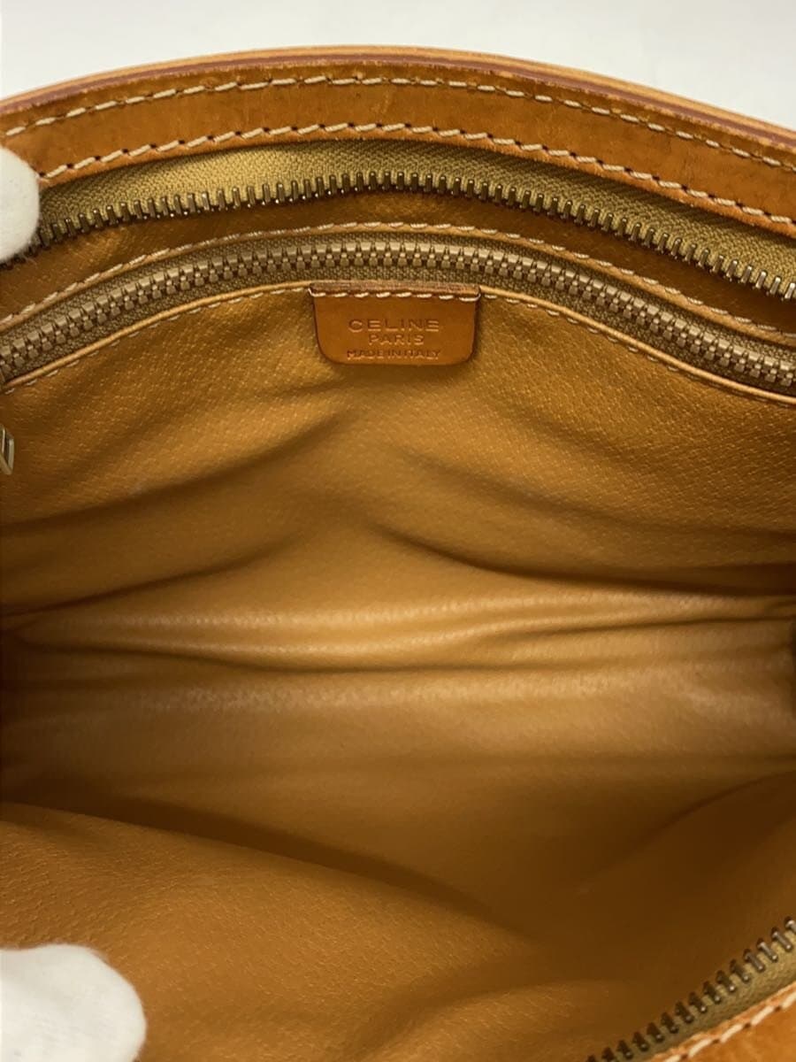 CELINE Second Bag Leather BRW Macadam Corner Wear、Signs of Use Considered 6