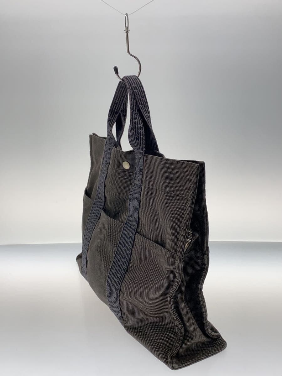 HERMES tote bag polyester GRY 2
