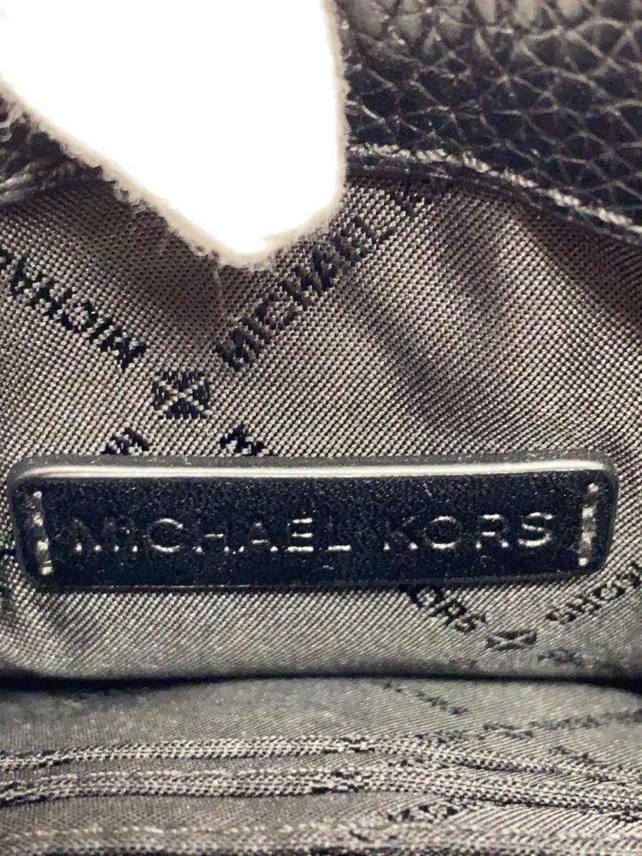 MICHAEL KORS Shoulder Bag Leather BLK 35H3G7ZC5L Shoulder Pen Mark 5