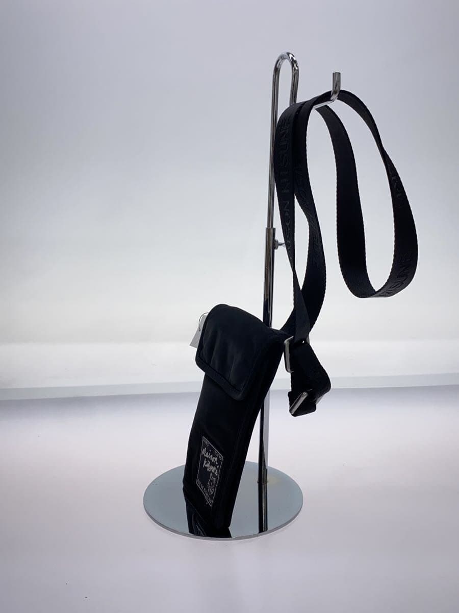 MAISON KITSUNE Shoulder Bag Polyester Black LM05362WQ1001 2