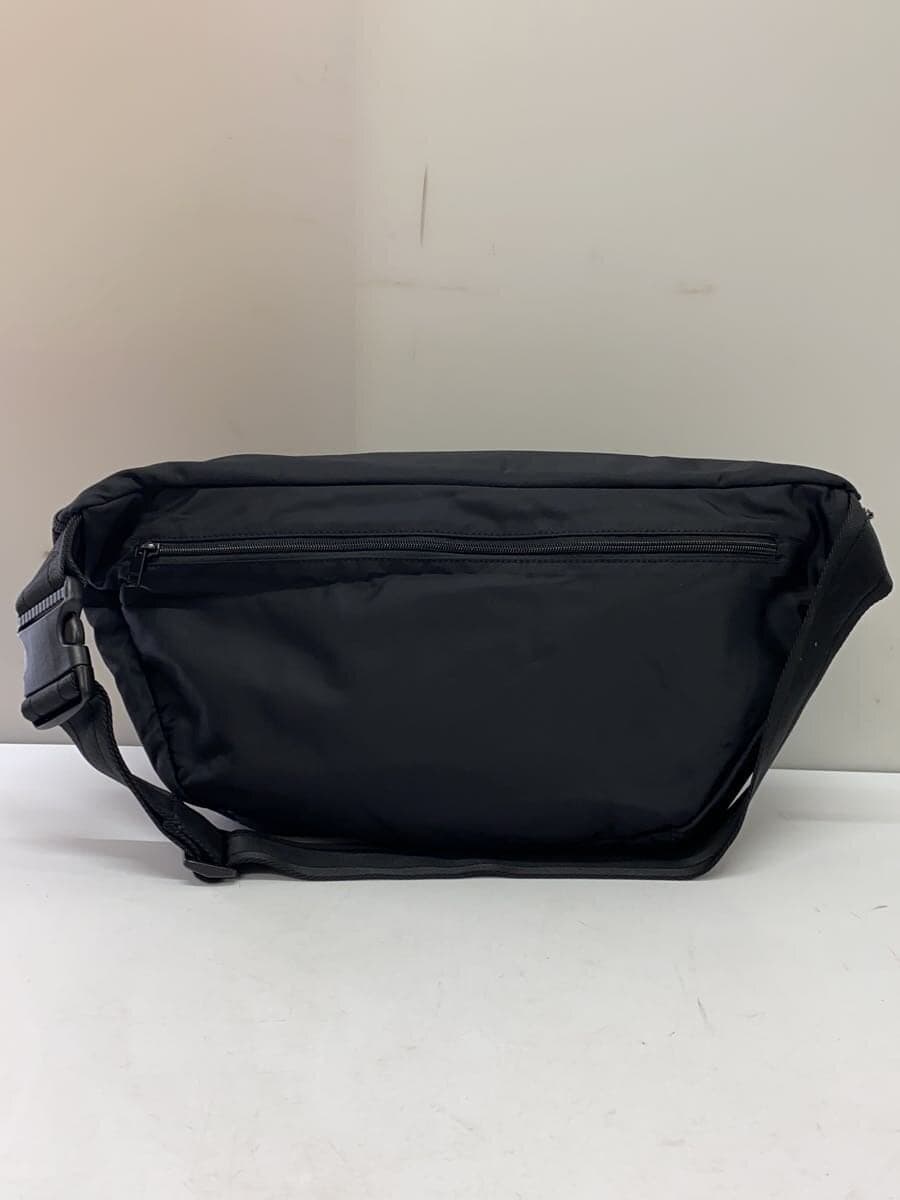 DIESELBIG Rubber Tag Shoulder Bag Nylon Black X06440P3102 3