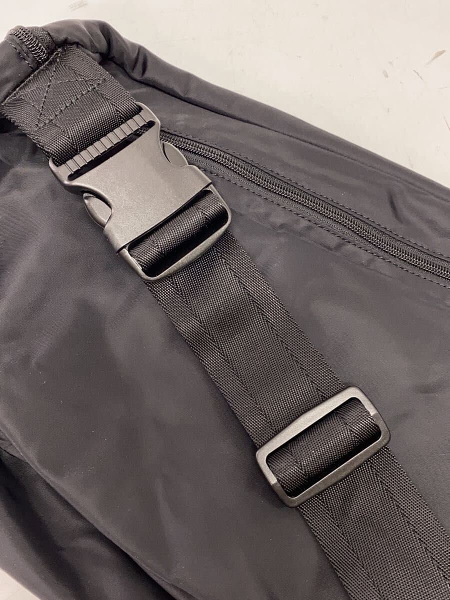 DIESELBIG Rubber Tag Shoulder Bag Nylon Black X06440P3102 8