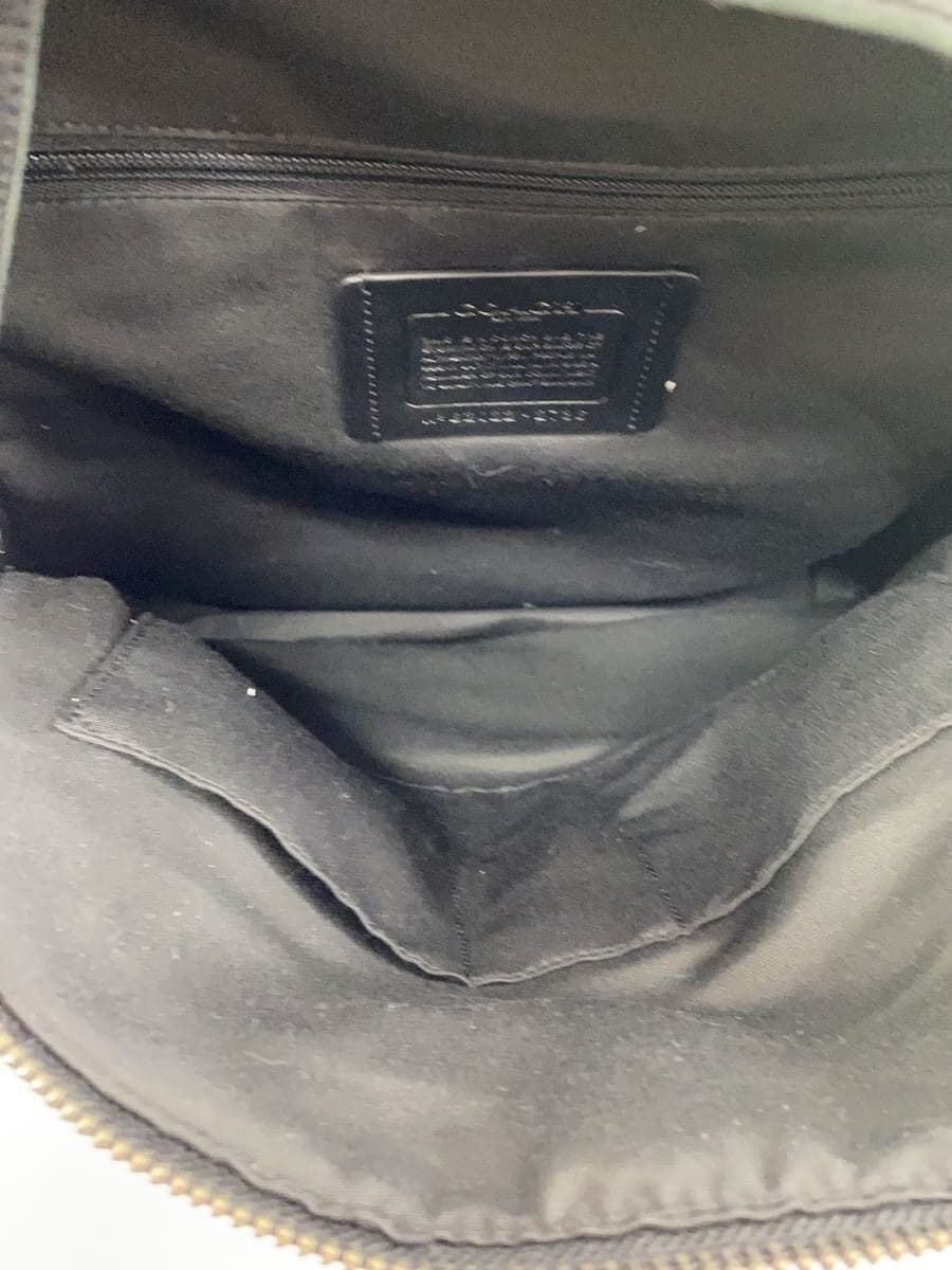 COACH Backpack Leather Black All-over Print 2736 Note: Piping and corners show 6