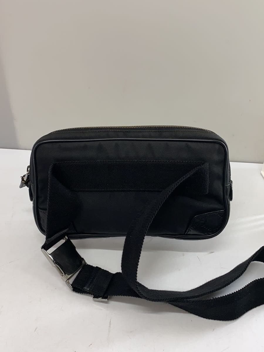 GUCCI Waist Bag Leather Black 162417 492715 3