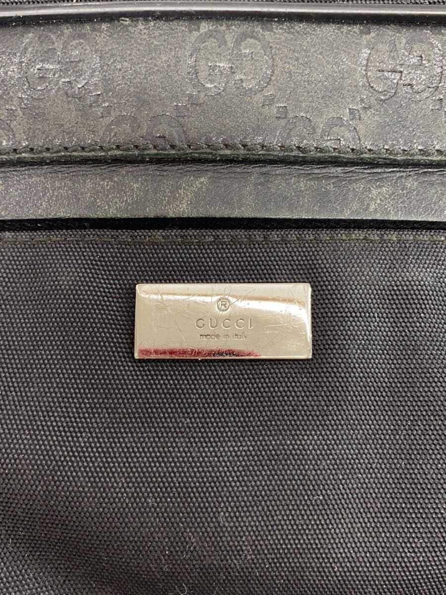 GUCCI Waist Bag Leather Black 162417 492715 5