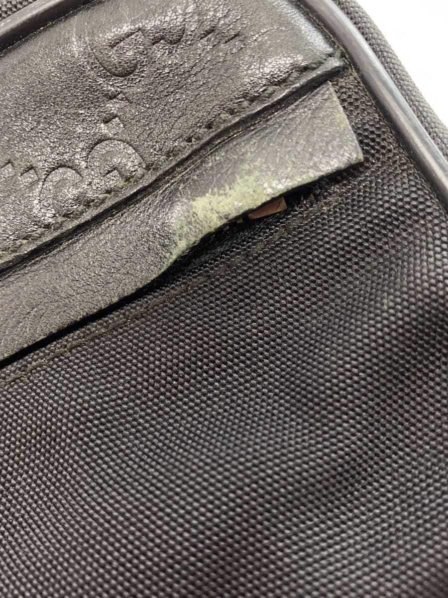 GUCCI Waist Bag Leather Black 162417 492715 7