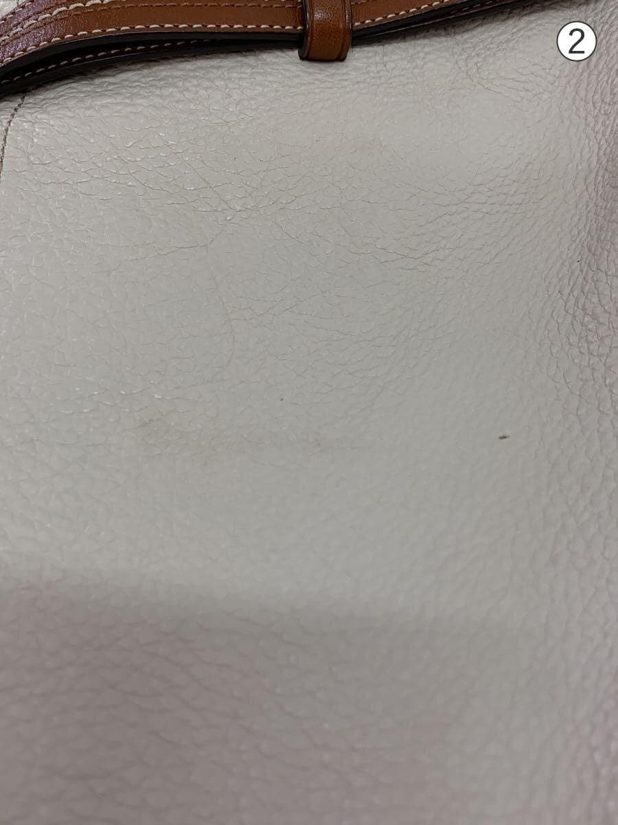 COACH Shoulder Bag Leather BEG Solid Color F12460 8