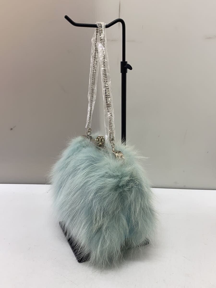 Italiya Fox Fur Handbag -- BLU 2