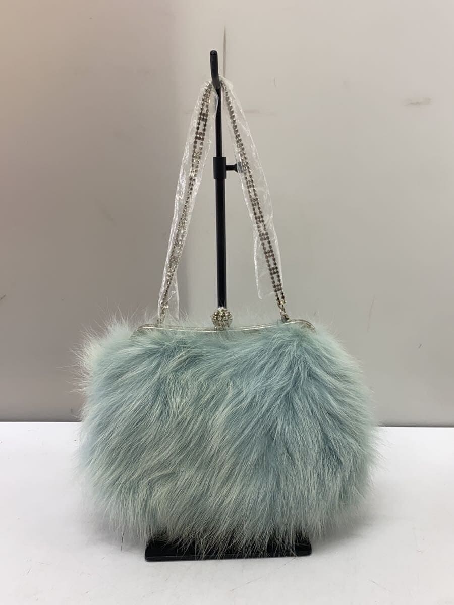 Italiya Fox Fur Handbag -- BLU 3
