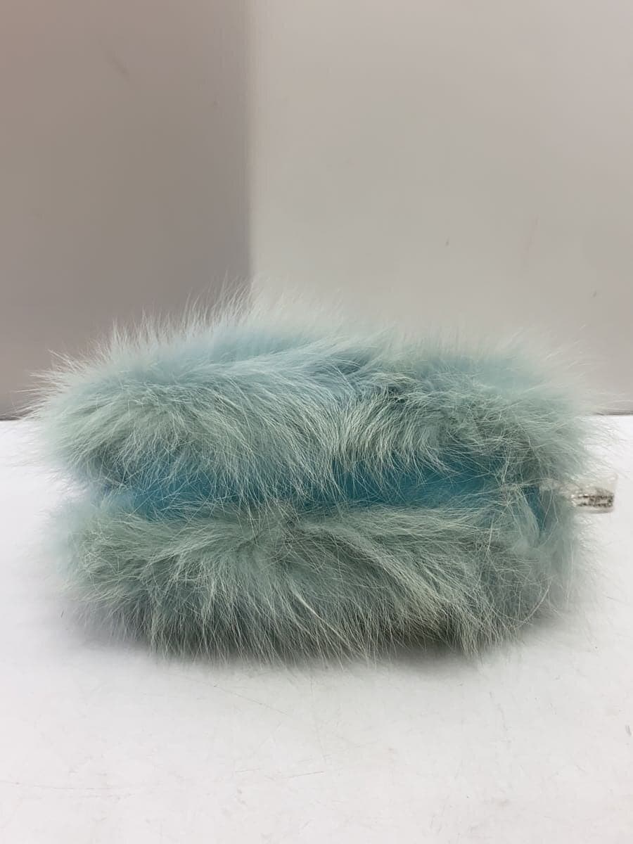 Italiya Fox Fur Handbag -- BLU 4