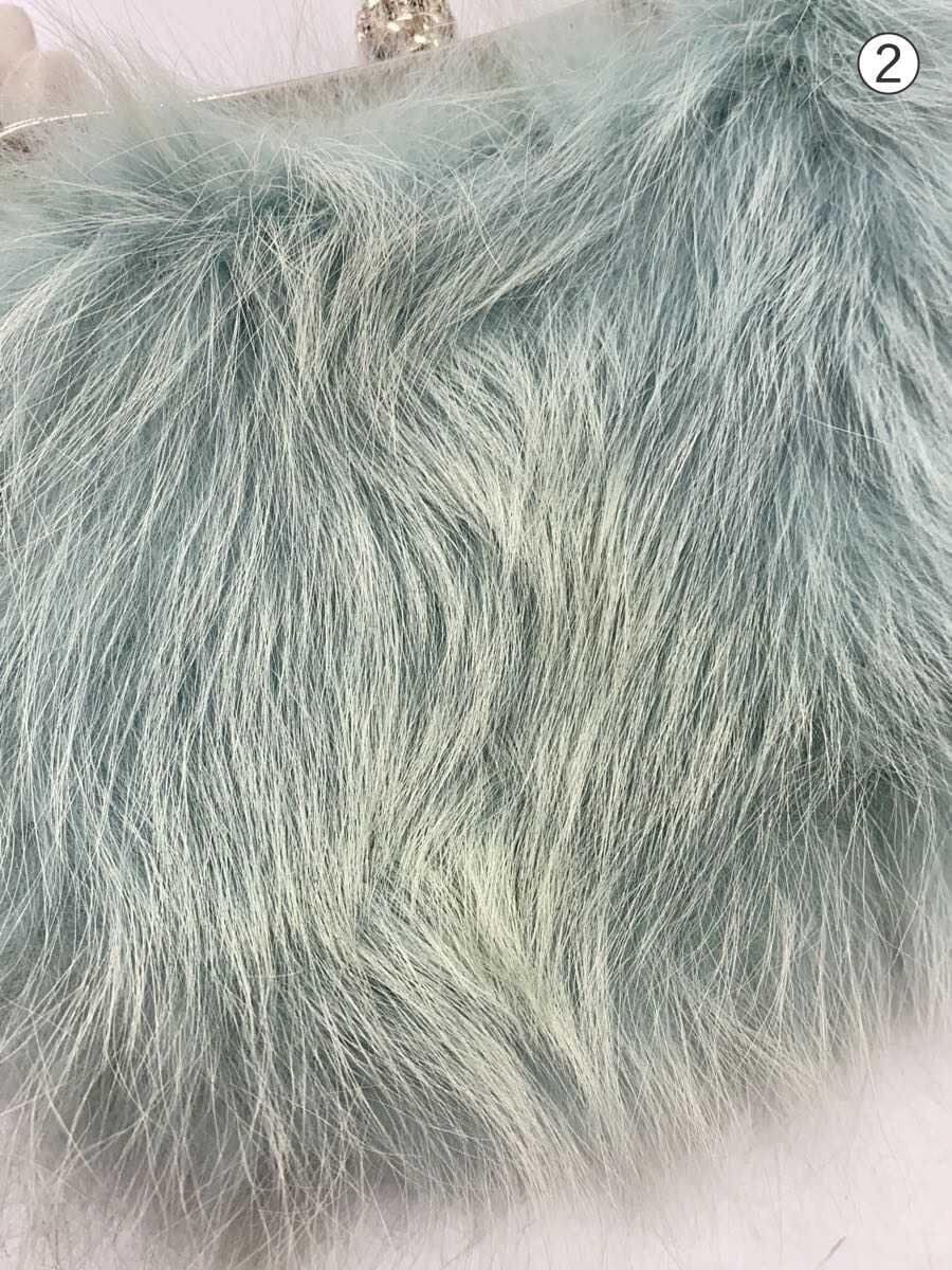 Italiya Fox Fur Handbag -- BLU 9