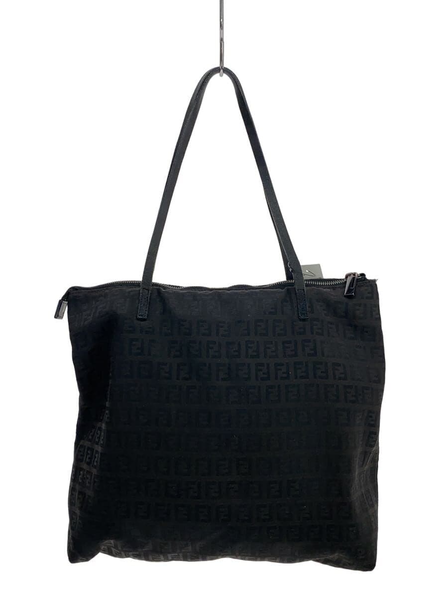 FENDI Tote Bag BLK All Over Pattern