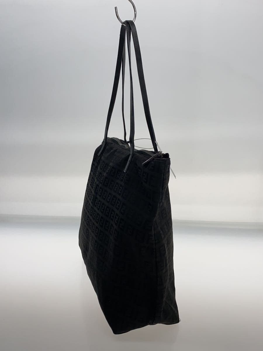 FENDI Tote Bag BLK All Over Pattern 2
