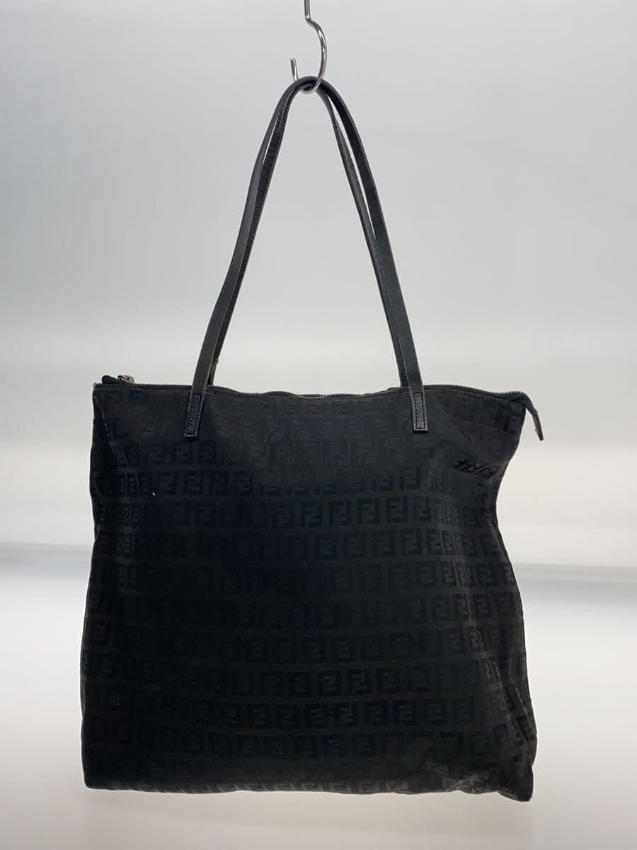 FENDI Tote Bag BLK All Over Pattern 3