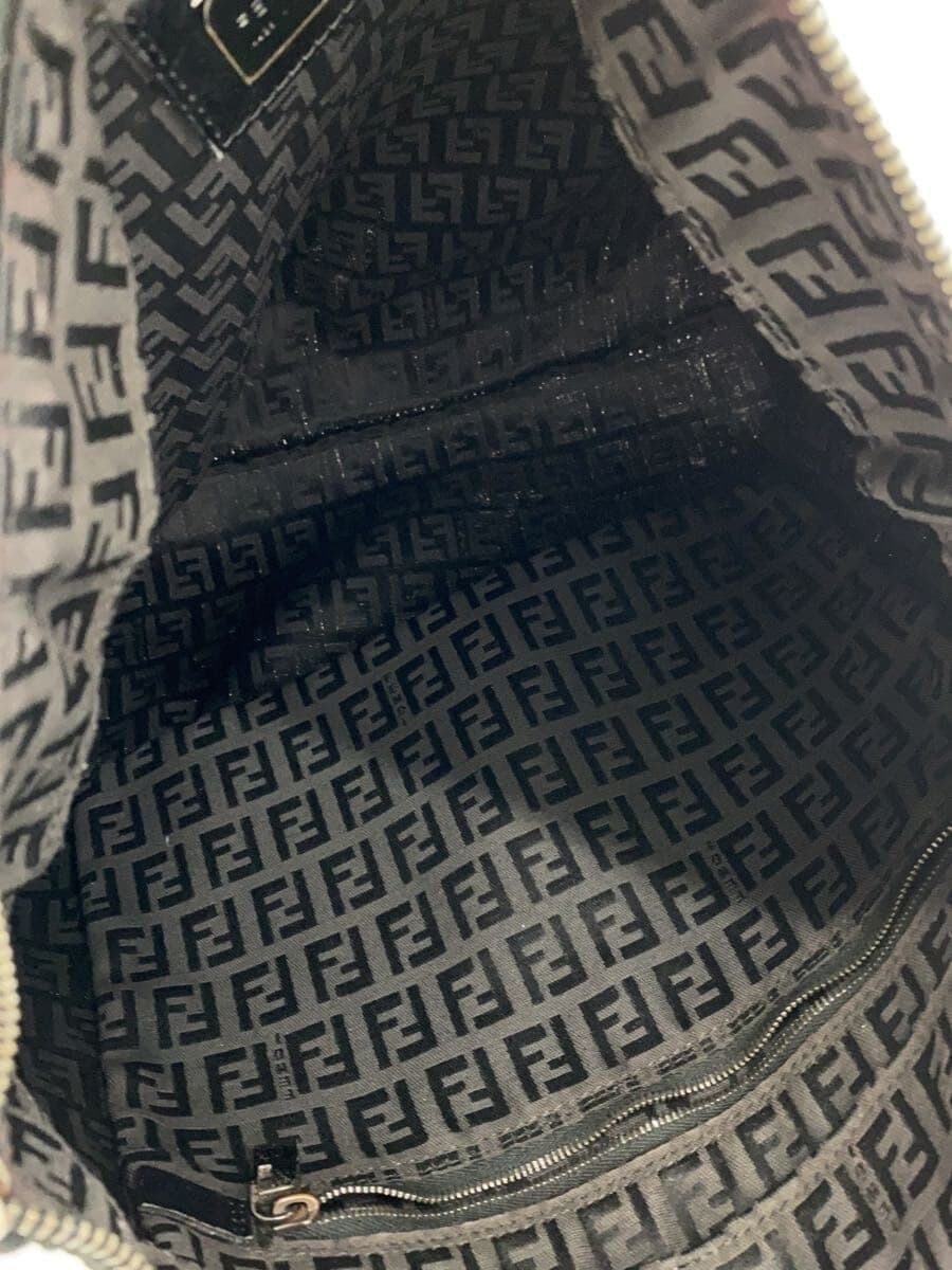 FENDI Tote Bag BLK All Over Pattern 6