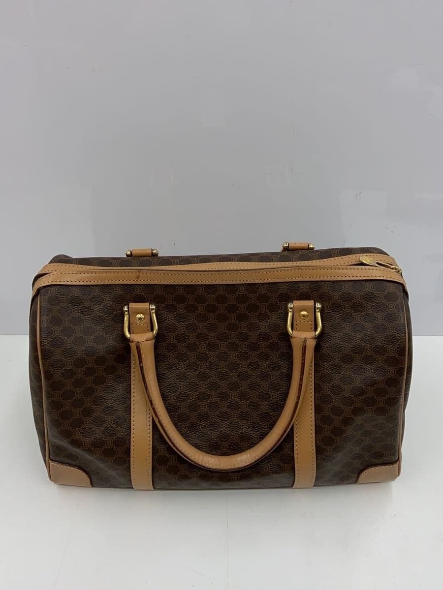 CELINE Macadam Mini Boston Bag BRW All Over Pattern 3