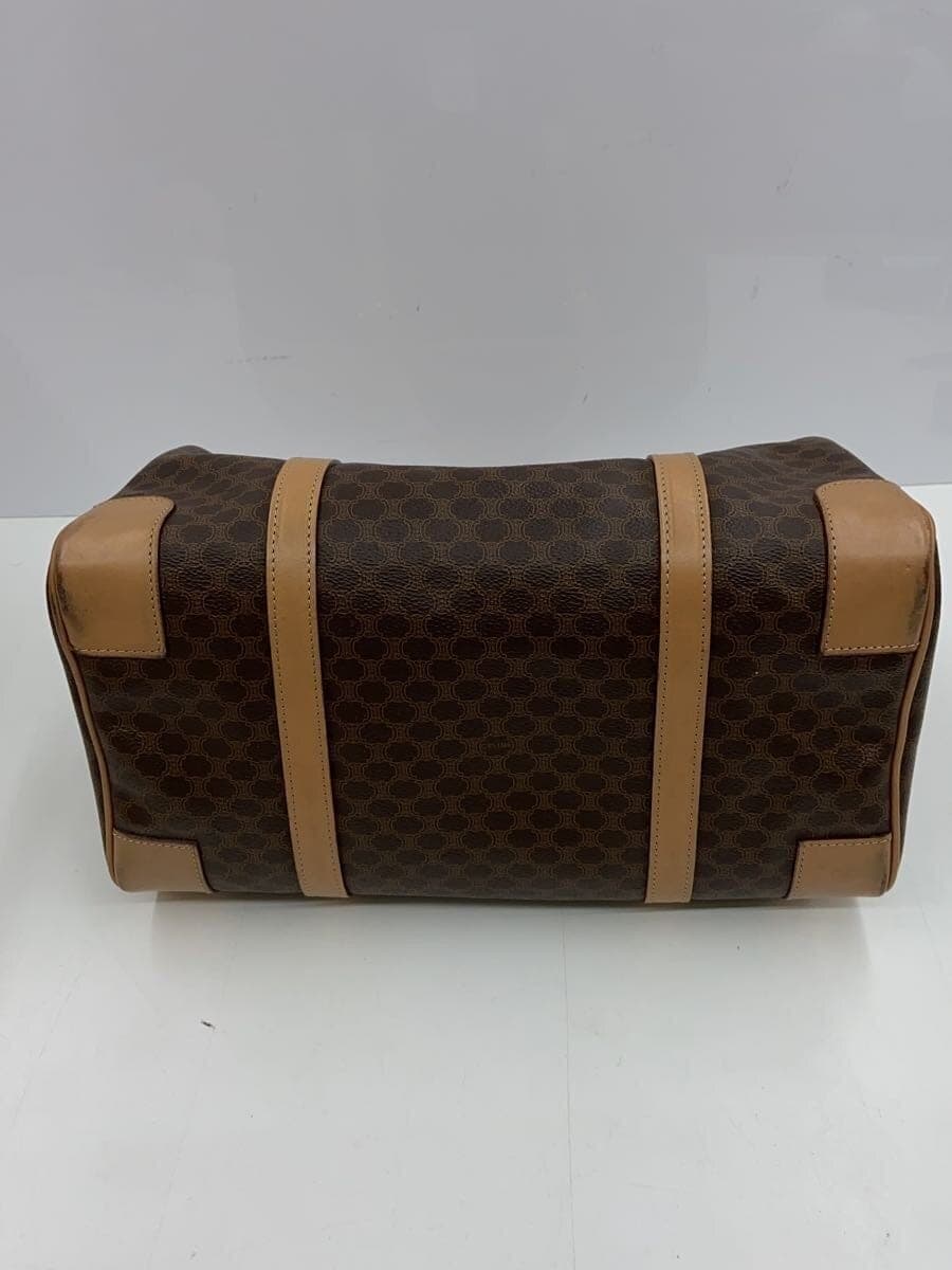 CELINE Macadam Mini Boston Bag BRW All Over Pattern 4