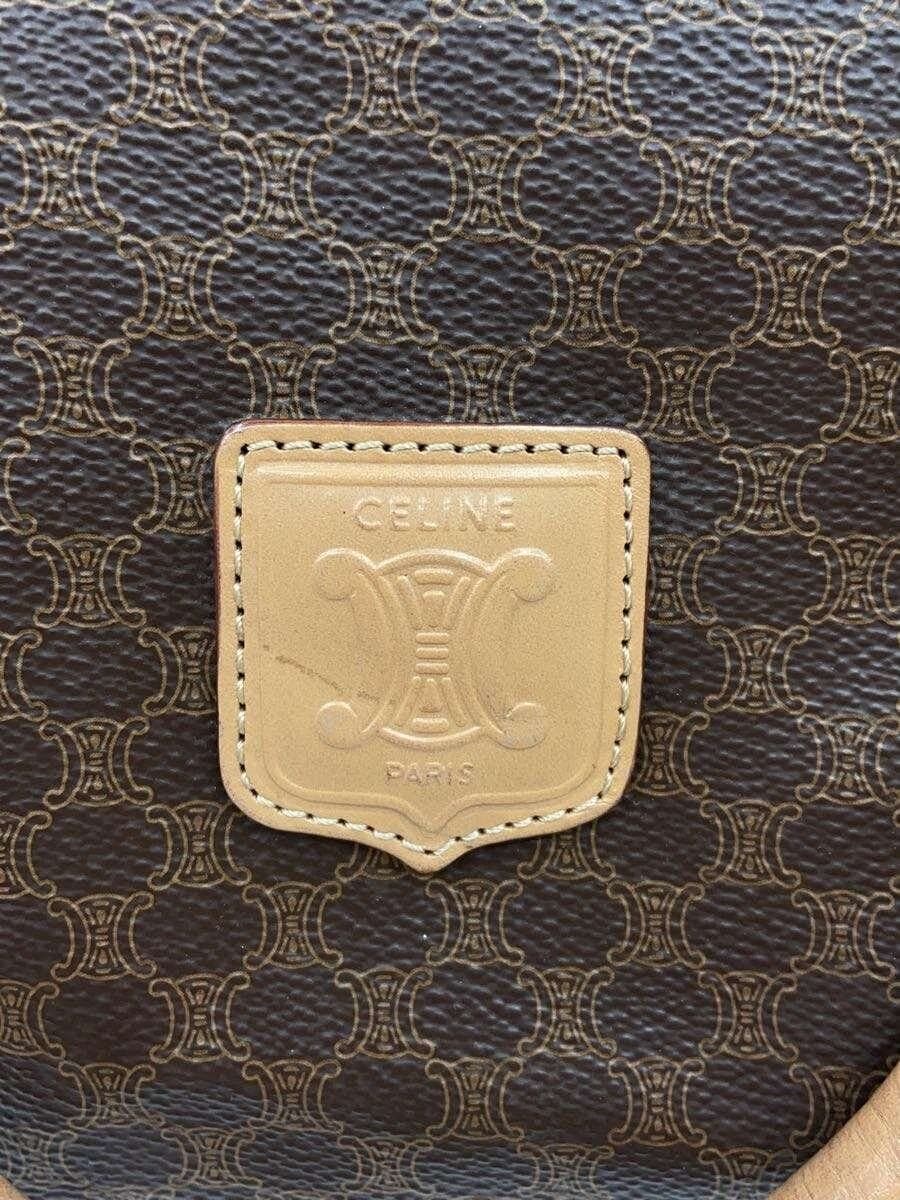 CELINE Macadam Mini Boston Bag BRW All Over Pattern 5