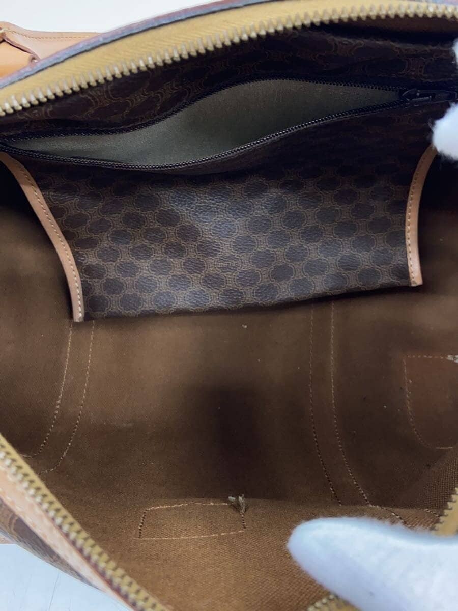 CELINE Macadam Mini Boston Bag BRW All Over Pattern 6