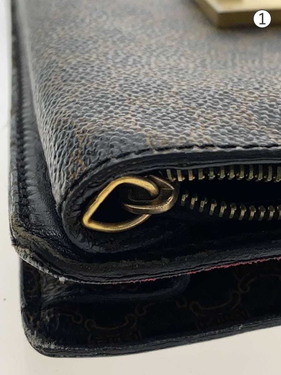 CELINE Macadam pattern clutch bag BRW all-over pattern 8