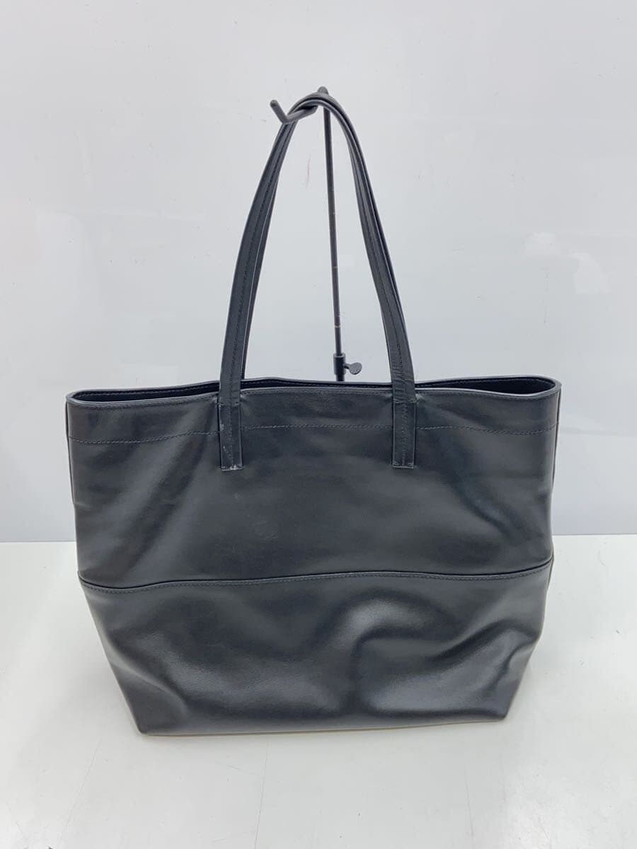 MIU MIU Tote Bag Leather BLK 3