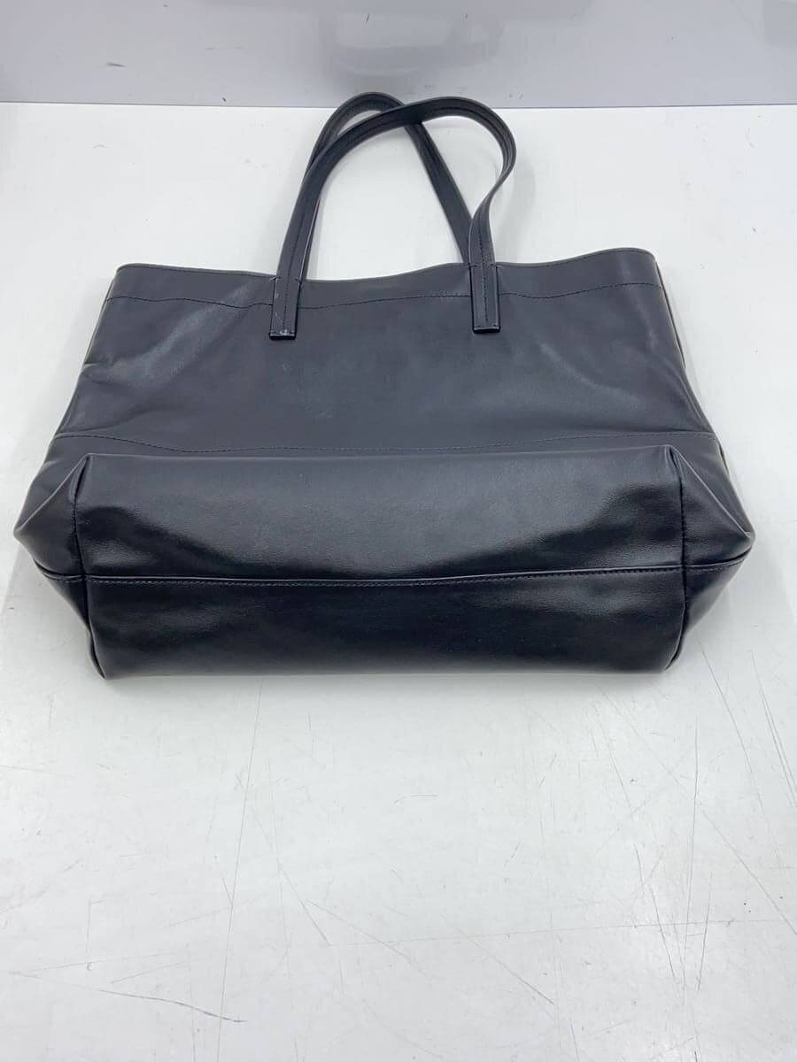 MIU MIU Tote Bag Leather BLK 4