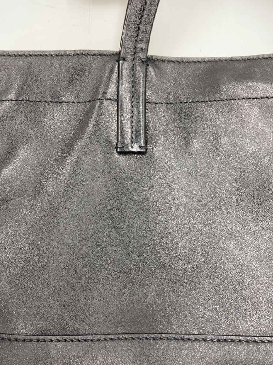 MIU MIU Tote Bag Leather BLK 9