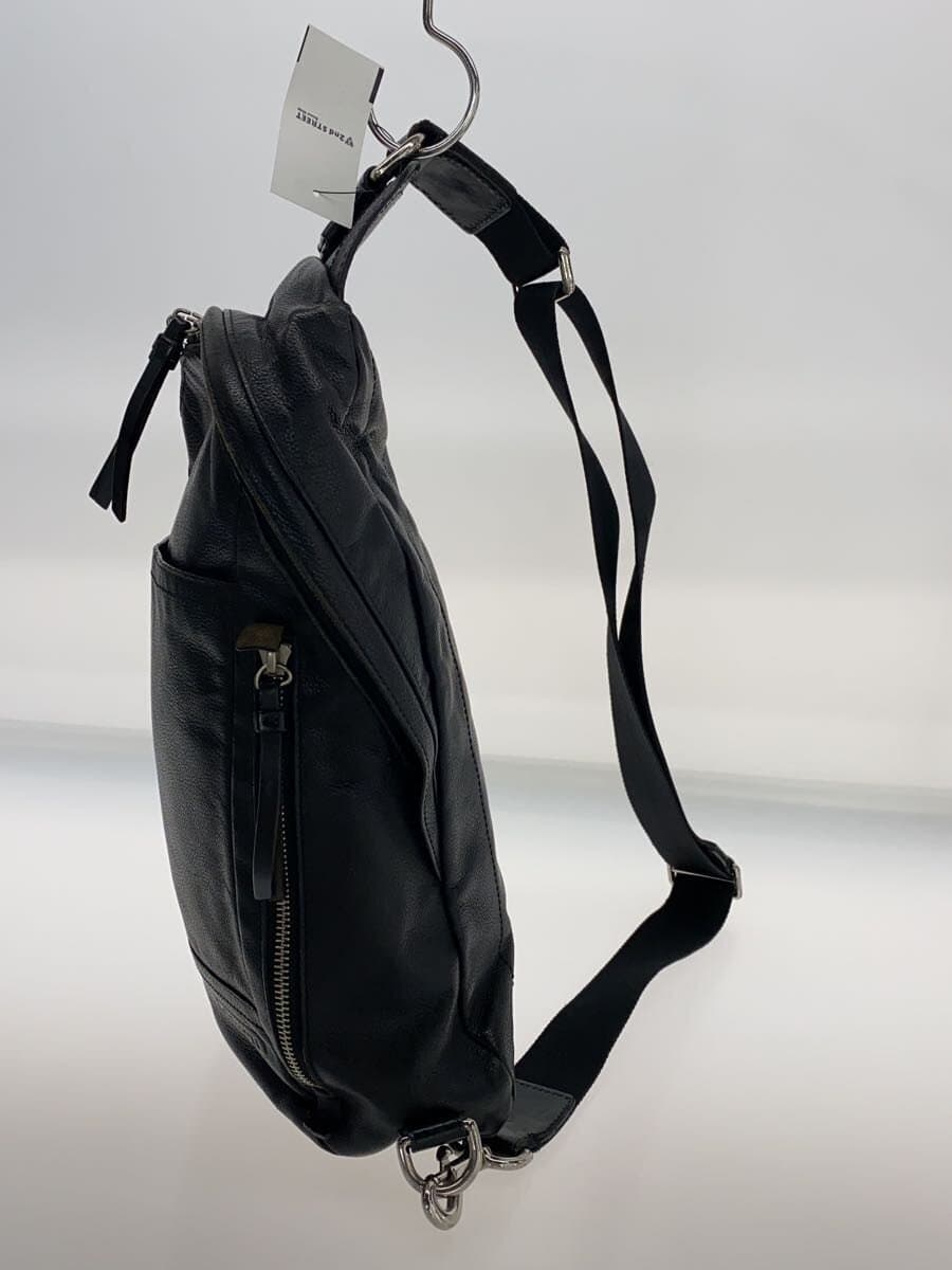 COACH Shoulder Bag Leather BLK 70617 2