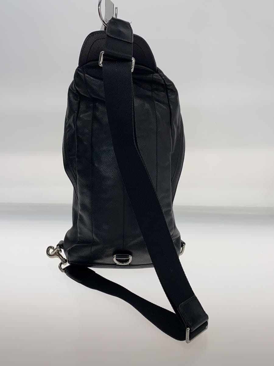 COACH Shoulder Bag Leather BLK 70617 3