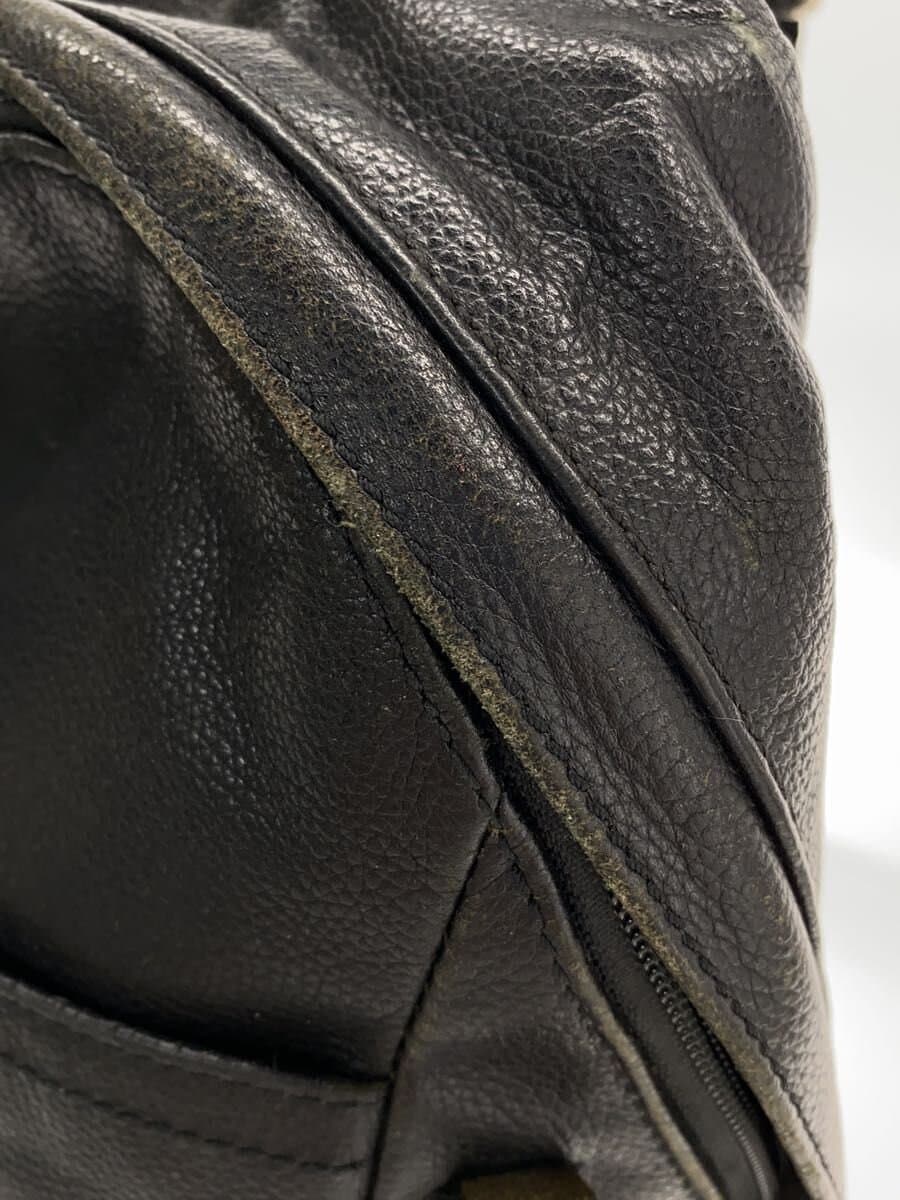 COACH Shoulder Bag Leather BLK 70617 8