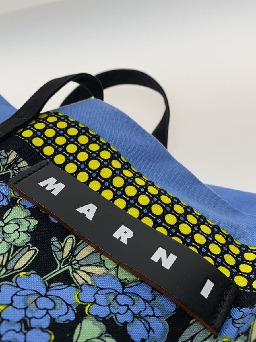 MARNI tote bag -- BLU all-over pattern 5