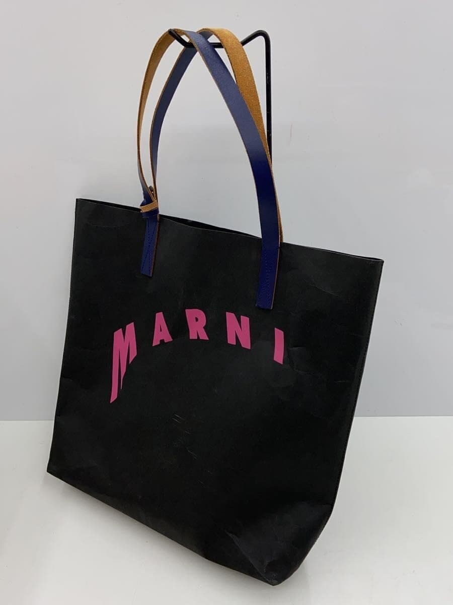 MARNI Tote Bag BLK Solid SHMPQ10A07 2
