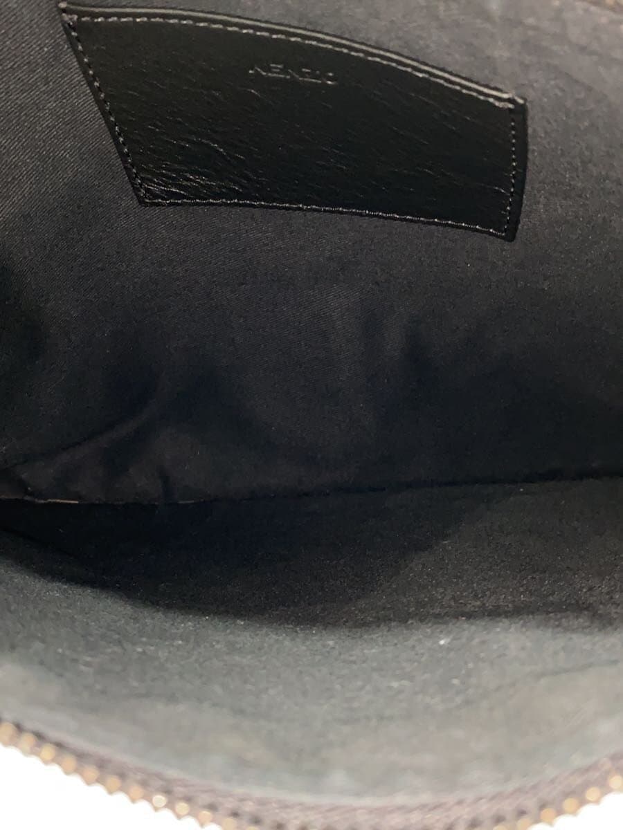 KENZO clutch bag leather black animal 6