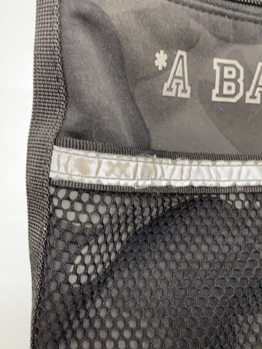 A BATHING APE Shoulder Bag Polyester BLK All Over Pattern 001SGL301008M 7