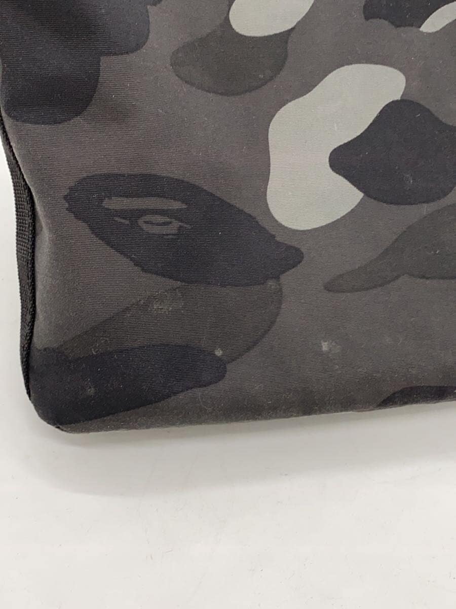 A BATHING APE Shoulder Bag Polyester BLK All Over Pattern 001SGL301008M 9