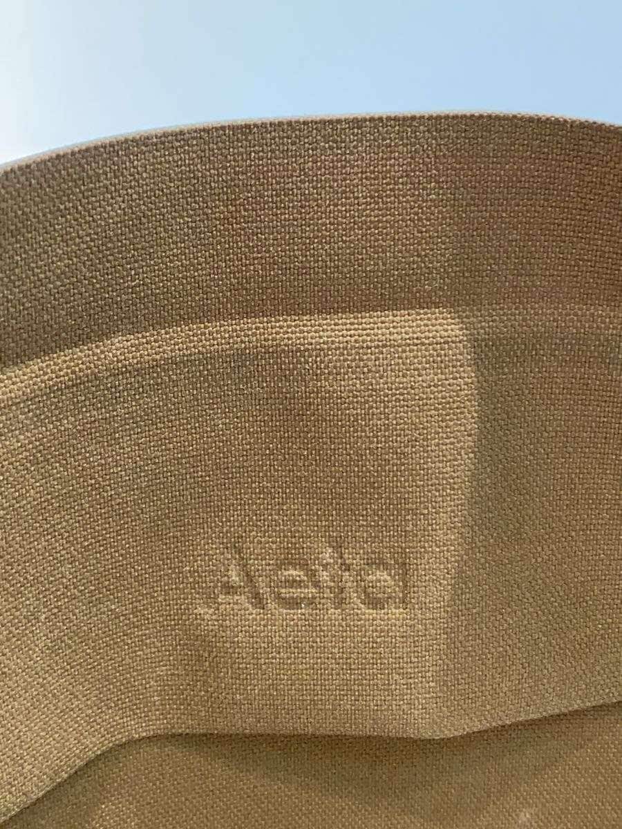 Aeta Tote Bag KHK Solid Handle Fray Consider Condition 5