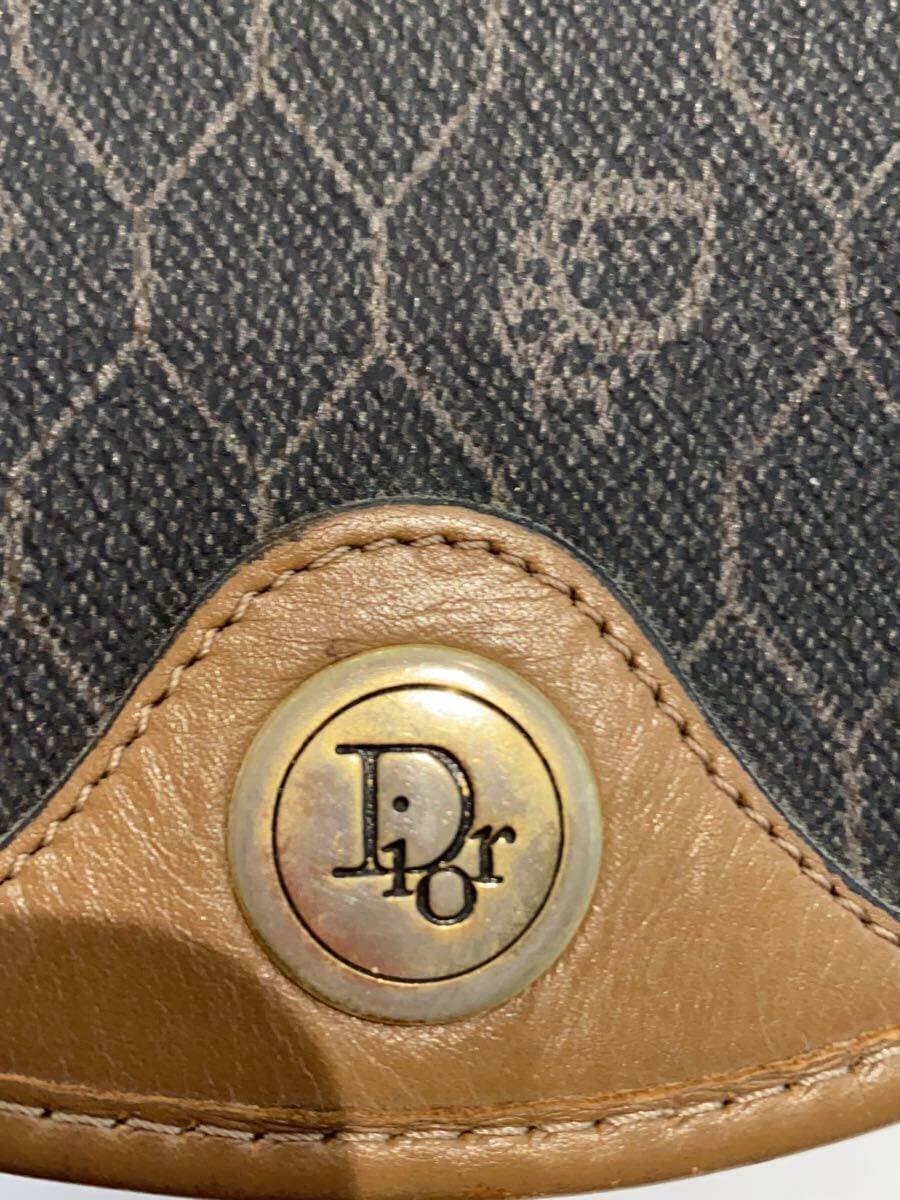Christian Dior Shoulder S Rare Lee Leather BRW Honeycomb Pattern 7