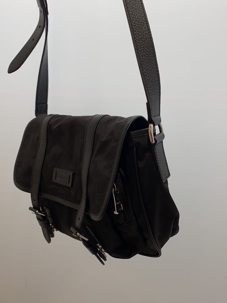 GUCCI Shoulder Bag_GG Nylon Nylon BLK All Over Pattern 2