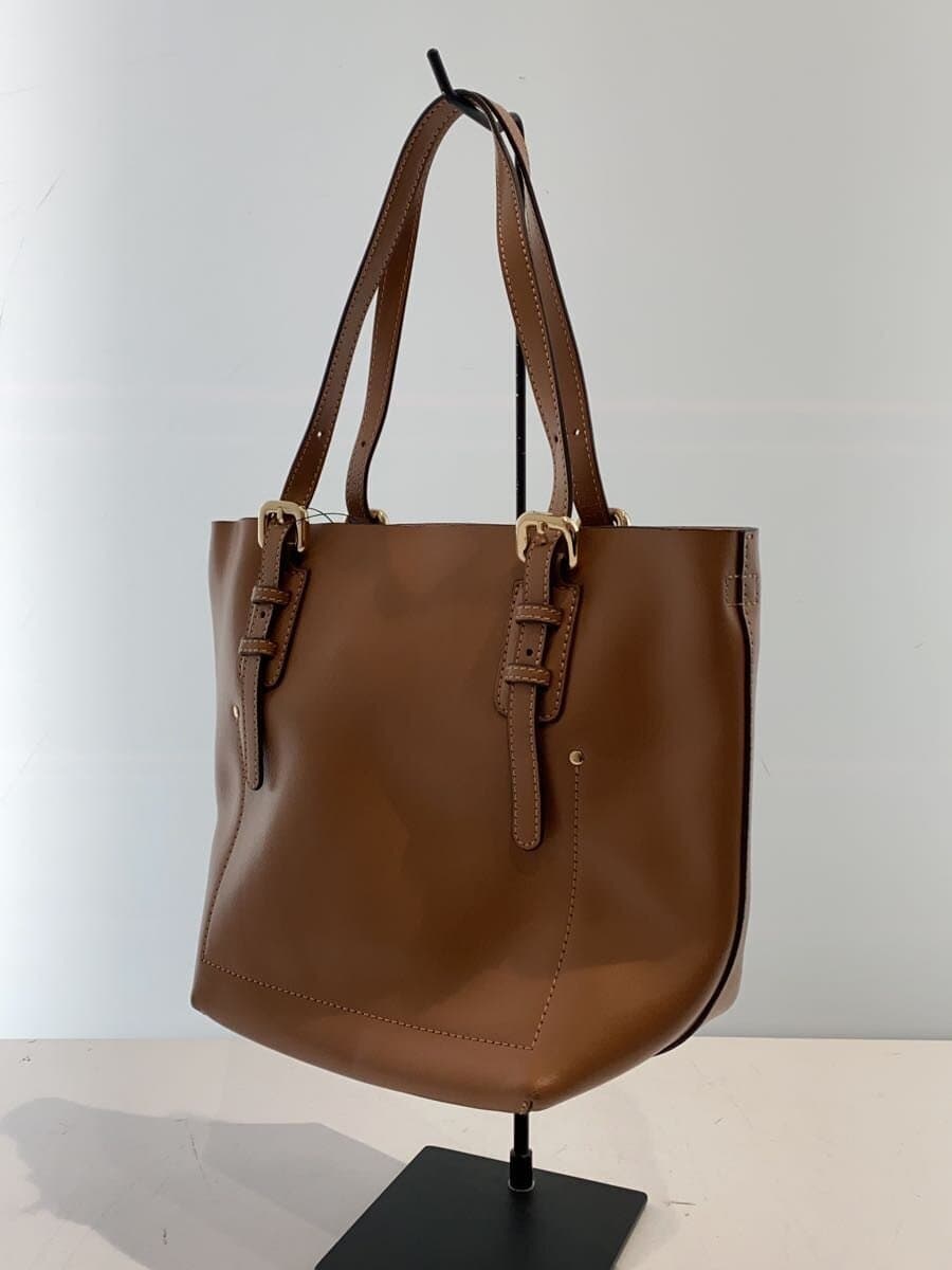 ROSE BUD Tote Bag Leather BRW 2