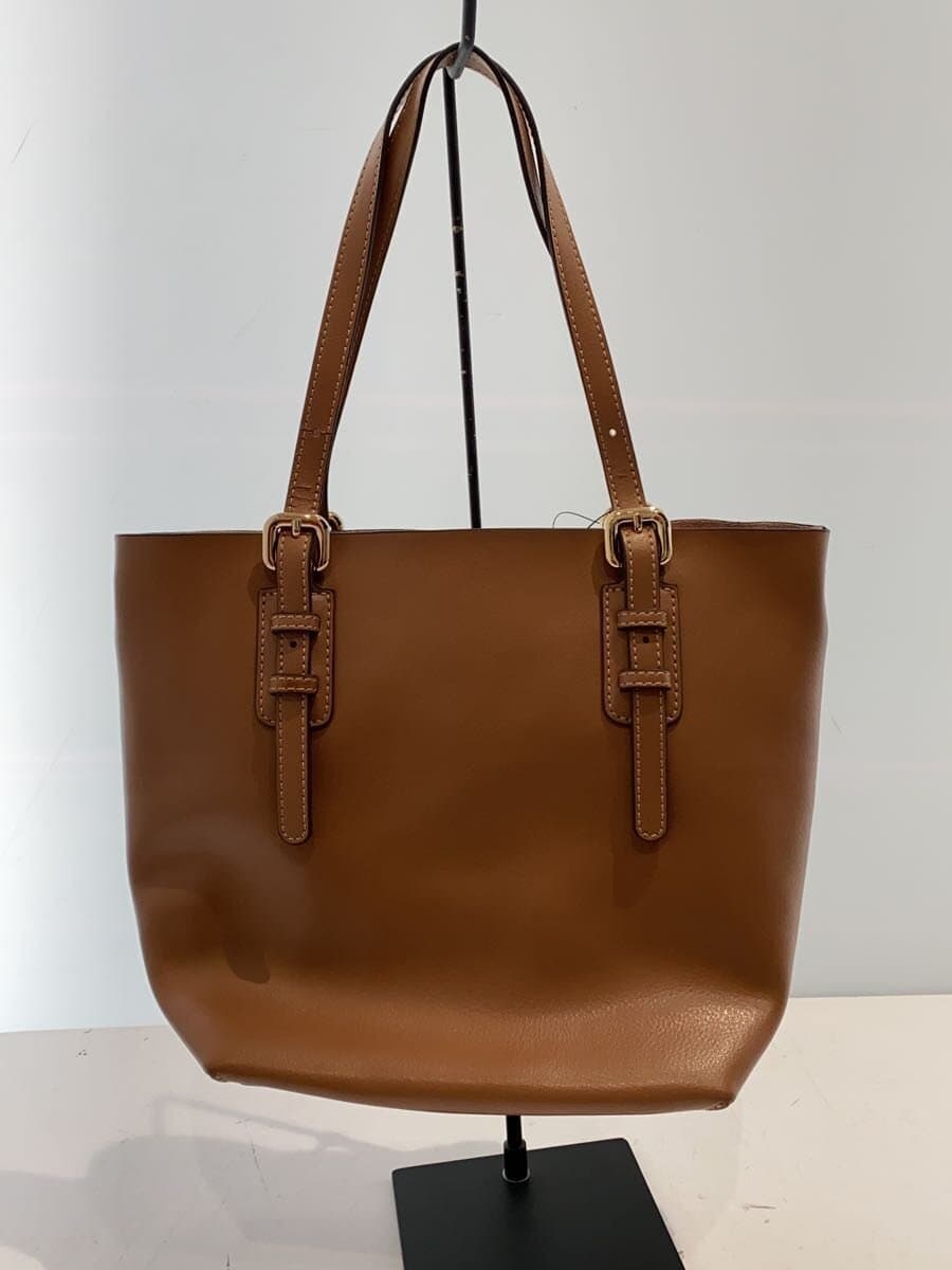 ROSE BUD Tote Bag Leather BRW 3