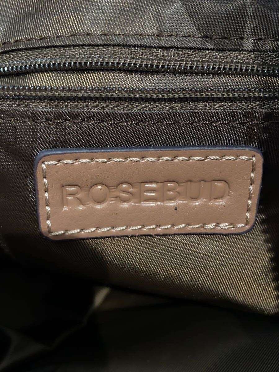 ROSE BUD Tote Bag Leather BRW 5