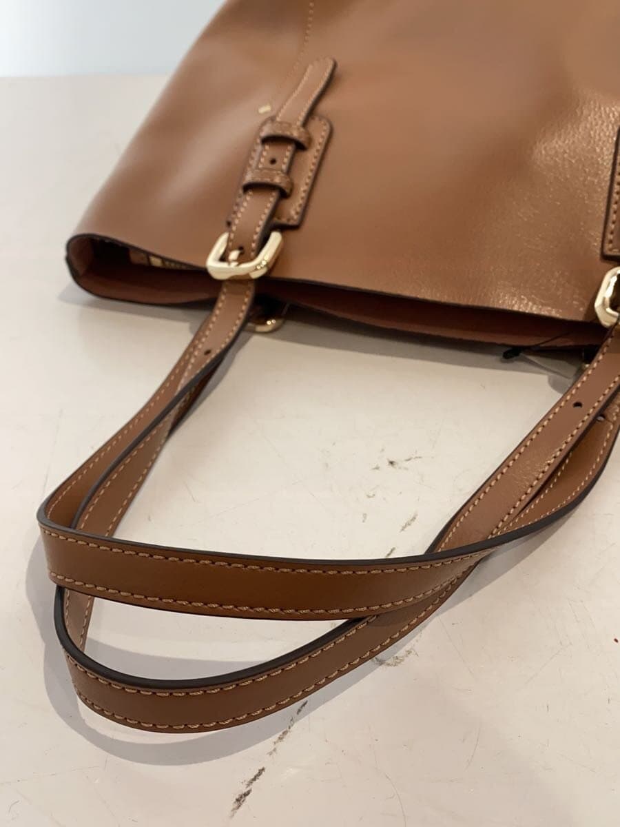 ROSE BUD Tote Bag Leather BRW 8