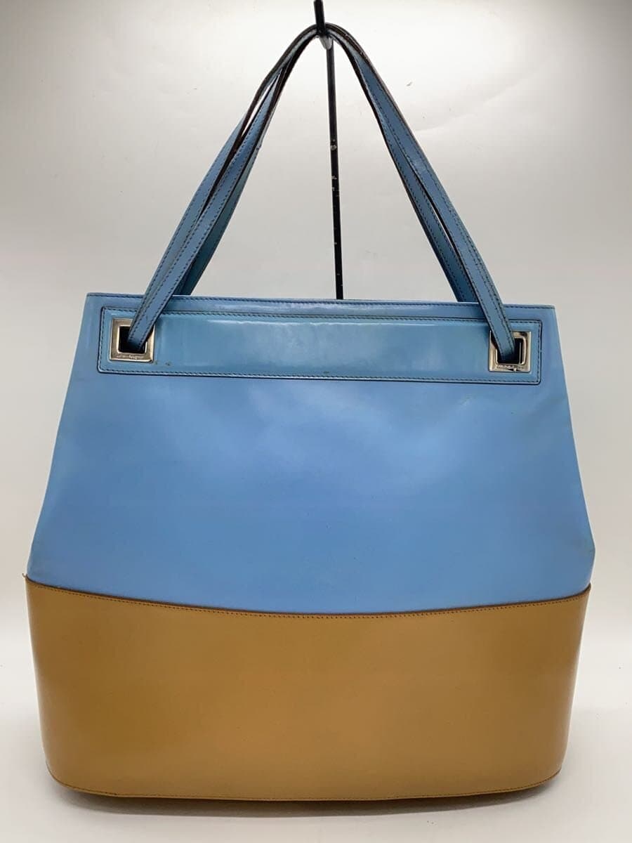 Salvatore Ferragamo tote bag leather blue au-21-1336 3