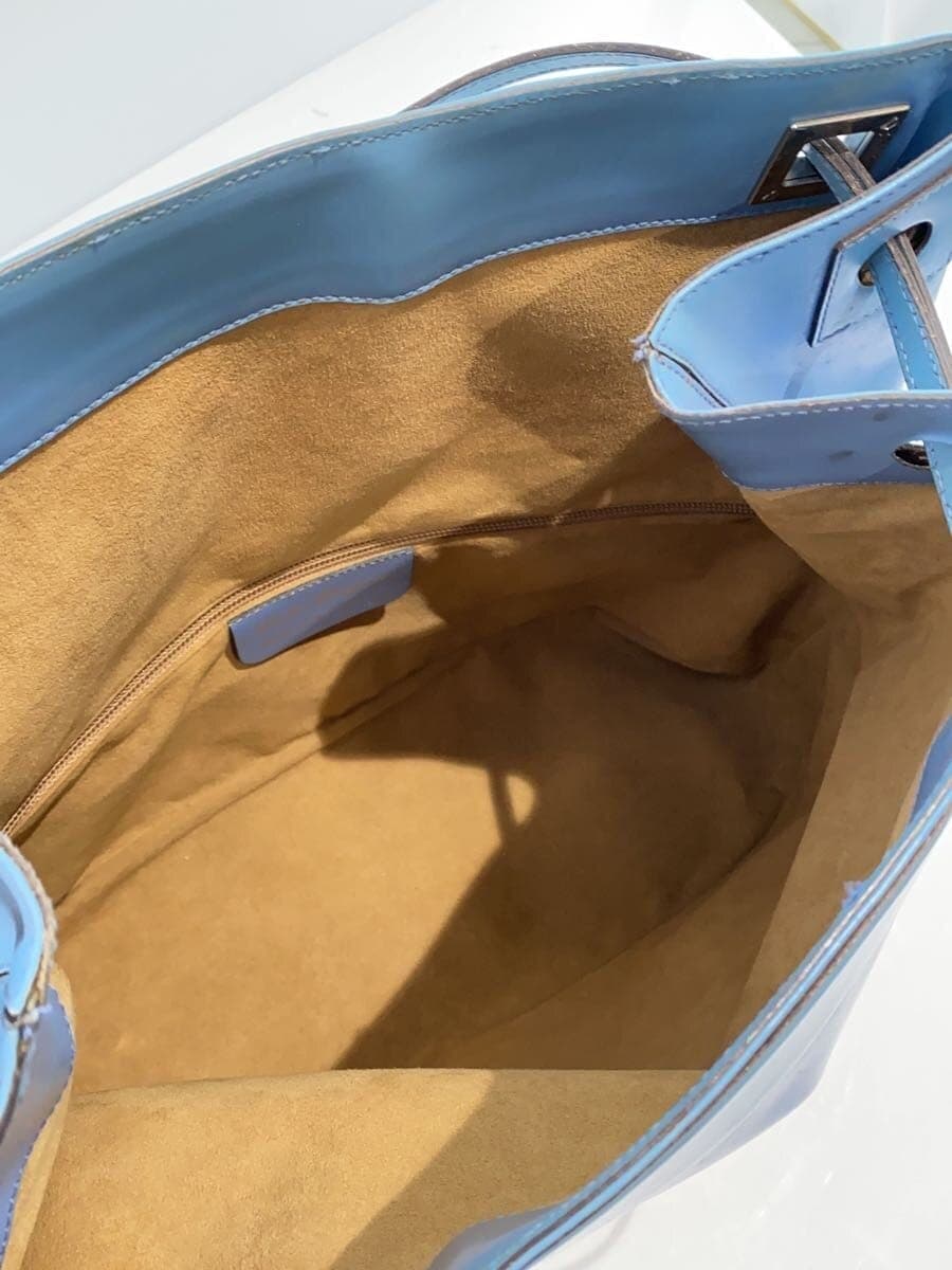 Salvatore Ferragamo tote bag leather blue au-21-1336 6